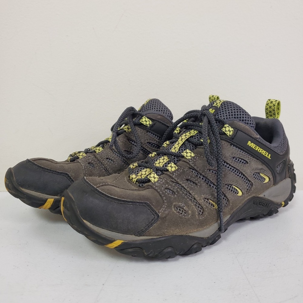 Merrell Mens Crosslander Hiking Sneaker Size‎ 10 Gray Camping Trails Outdoors